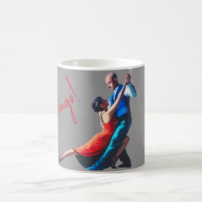 Mug Danseurs de tango - peinture à la main (Centre)