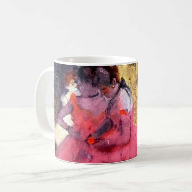 Mug Danseurs Roses, Edgar Degas (Devant gauche)