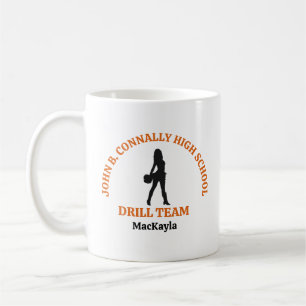 Mug Danseuse de l'équipe de drill de l'école secondair