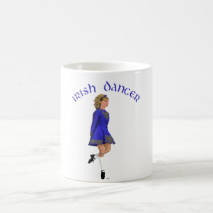 Mug Danseuse Irlandaise Blonde en Bleu