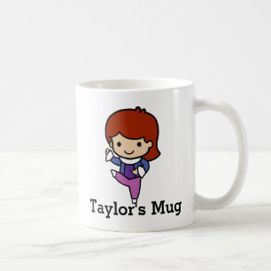 Mug Danseuse mignonne, jazz / ballet