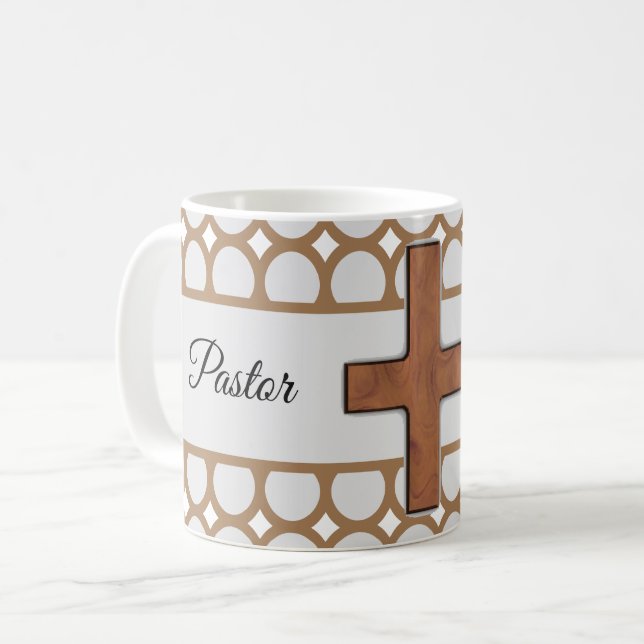 Mug d'appréciation du pasteur personnalisable (Devant gauche)