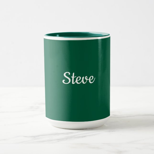 Mug Dark Green Template, white text, (Centre)