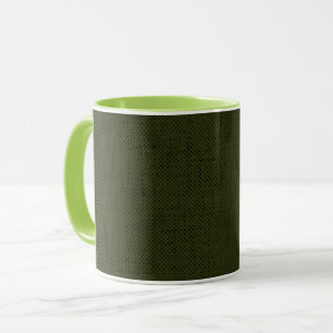 Mug Dark olive textured