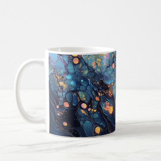 Mug d'art Abstrait d'Iridescente (Gauche)