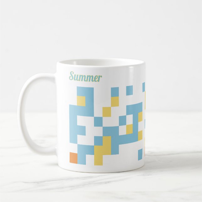 Mug d'art Abstrait - Été (Gauche)
