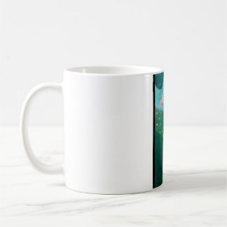 Mug d'art japonais - Chat et ballons peinture à l'