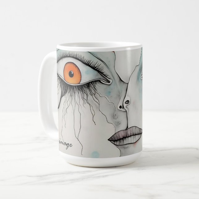 Mug d'art "Témoin silencieux" par DAKimage (Devant gauche)