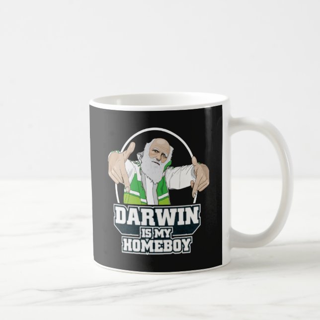 Mug Darwin est mon Homeboy (polychrome) (Droite)