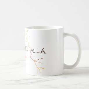 Mug Darwin, je pense l'arbre à la vie