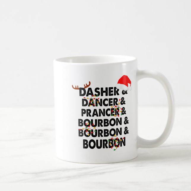 Mug Dasher Dancer Prancer &amp; Bourbon Christmas Holi (Droite)