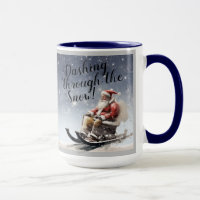 "Dashing through the Snow !" Café/Boue de thé