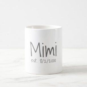 Mug Date d'établissement de Mimi