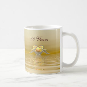 Mug Dauphins et Coeur du Golden Anniversaire