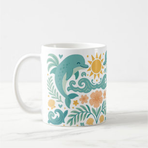 Mug Dauphins Joueurs Océan tropical