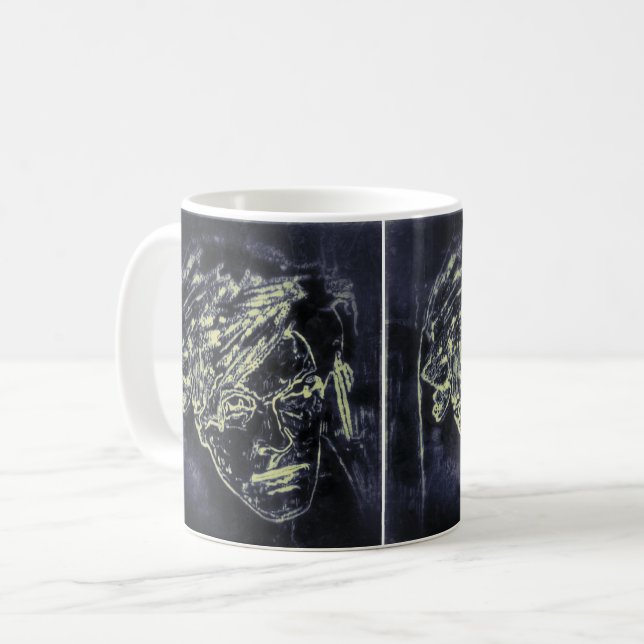 Mug David Sylvien Musique originale d'aquarelle (Devant gauche)