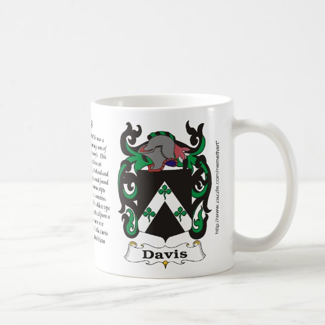 Mug Davis, origine, signification et la crête (Droite)