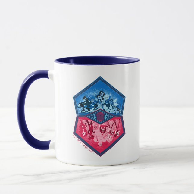 Mug DC Super Hero Girls Teamwork Bataille (Gauche)