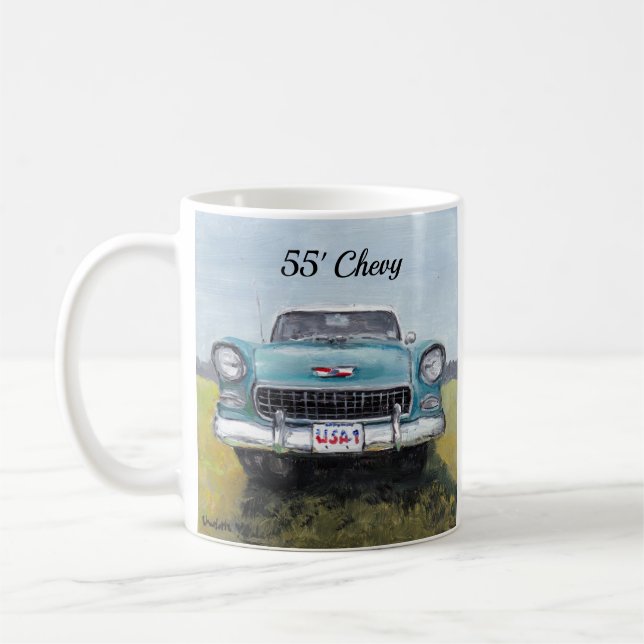 Mug de 55' Chevy Car Art (Gauche)