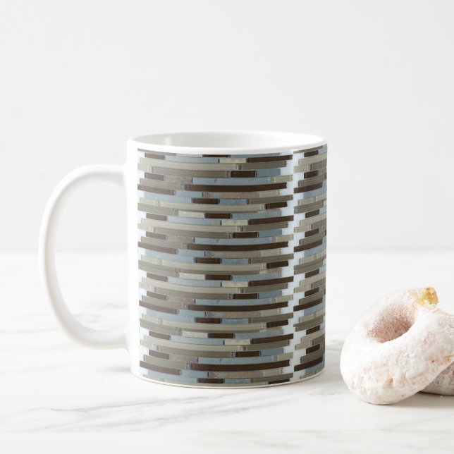 Mug de bande mosaïque (Avec donut)