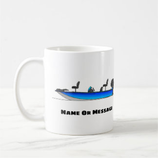 Mug de bateau de pêche à la basse personnalisé, ca