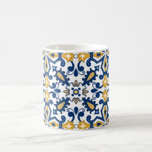 Mug 💙💛 De beaux Azulejos bleus et jaunes,