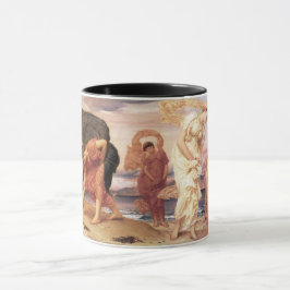 Mug De belles femmes grecques ramassent des galets sur