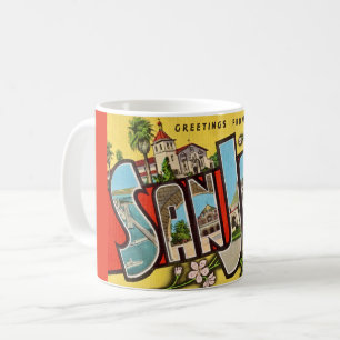 Mug de bienvenue rétro San Jose