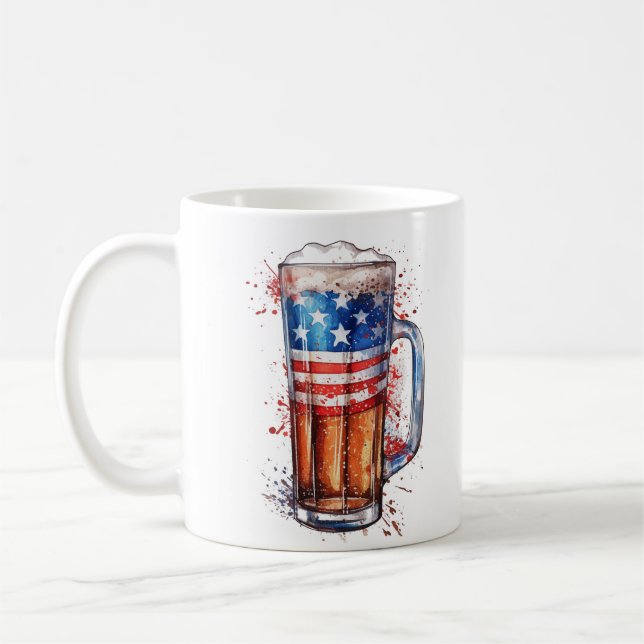 Mug de bière patriotique (Gauche)