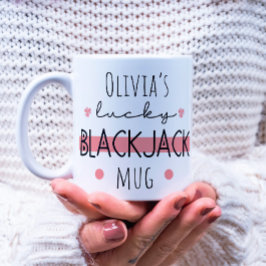 Mug de Blackjack Lucky personnalisé