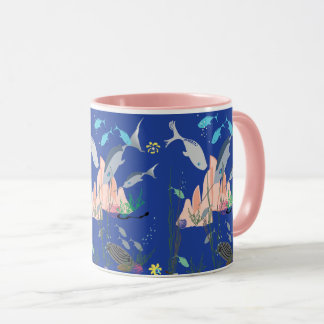 Mug de boisson d'été Skandia sous-marin