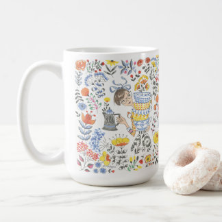 Mug de brassage de 15 po en fleur d'ozone