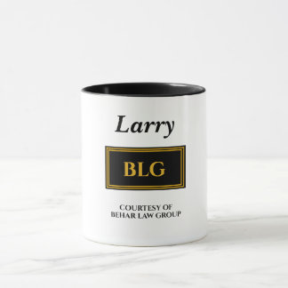 Mug de bureau back/Gold personnalisé