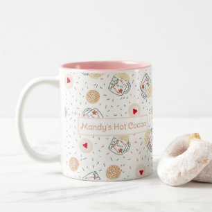 Mug de cacao chaud personnalisé pour fille