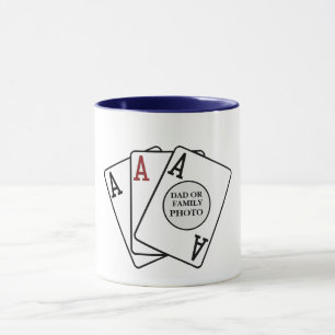 Mug de cadre photo Trois As - Keepsaké personnalis
