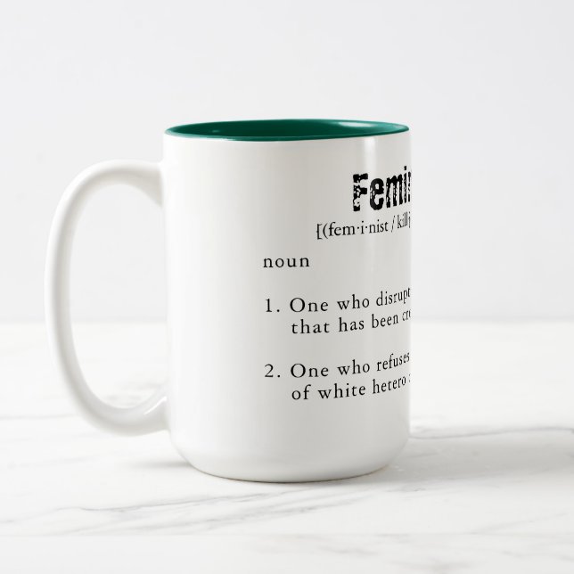 Mug de café à deux tonalités pour la féministe Kil (Gauche)