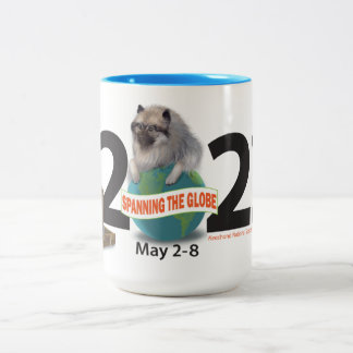 Mug de café à deux tons 17 oz