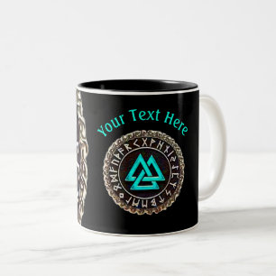 Mug de café à deux tons en noix de caille (Winding