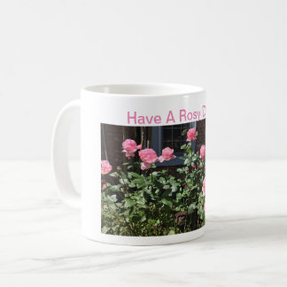Mug de café à fleurs