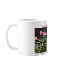 Mug de café à fleurs