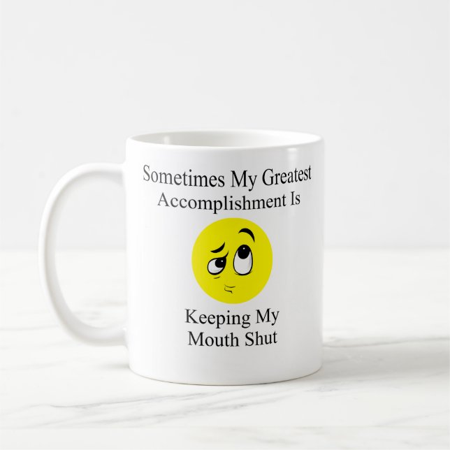Mug de café amusant (Gauche)