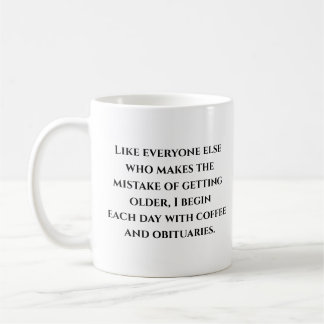 Mug de café amusant pour les aînés