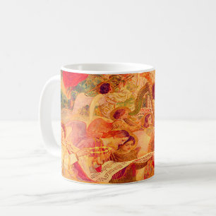 Mug de café Angels musicaux