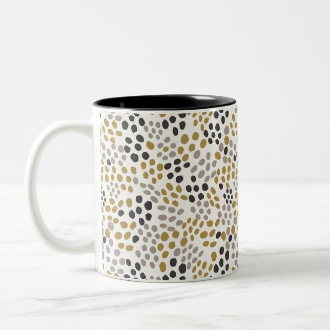 Mug de café artistique inspiré du milieu du siècle (Gauche)