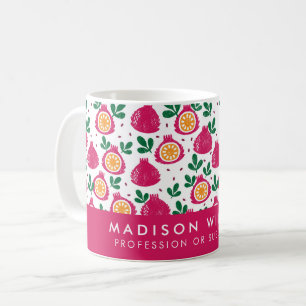 Mug de café au fruit minimal