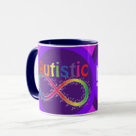 Mug de café Autistic Rainbow Infinity