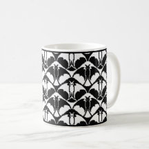 Mug de café Batty noir et blanc