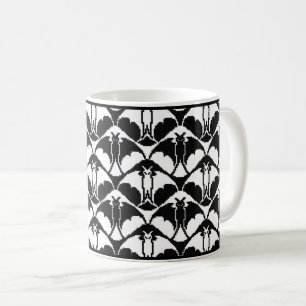 Mug de café Batty noir et blanc