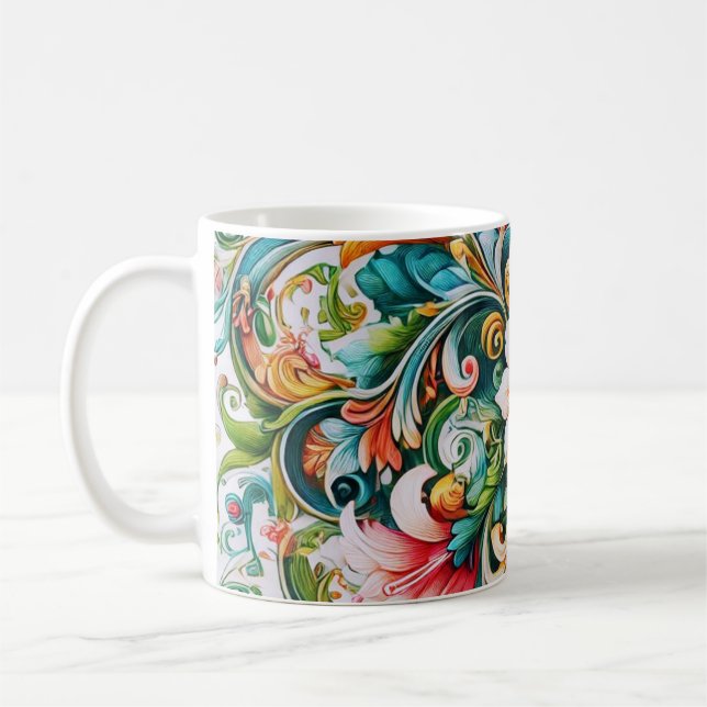 Mug de café botanique (Gauche)