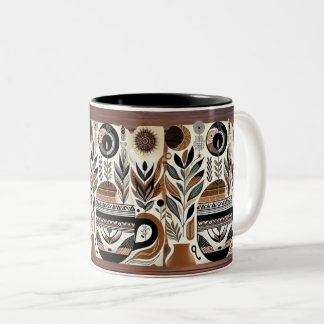 Mug de café botanique
